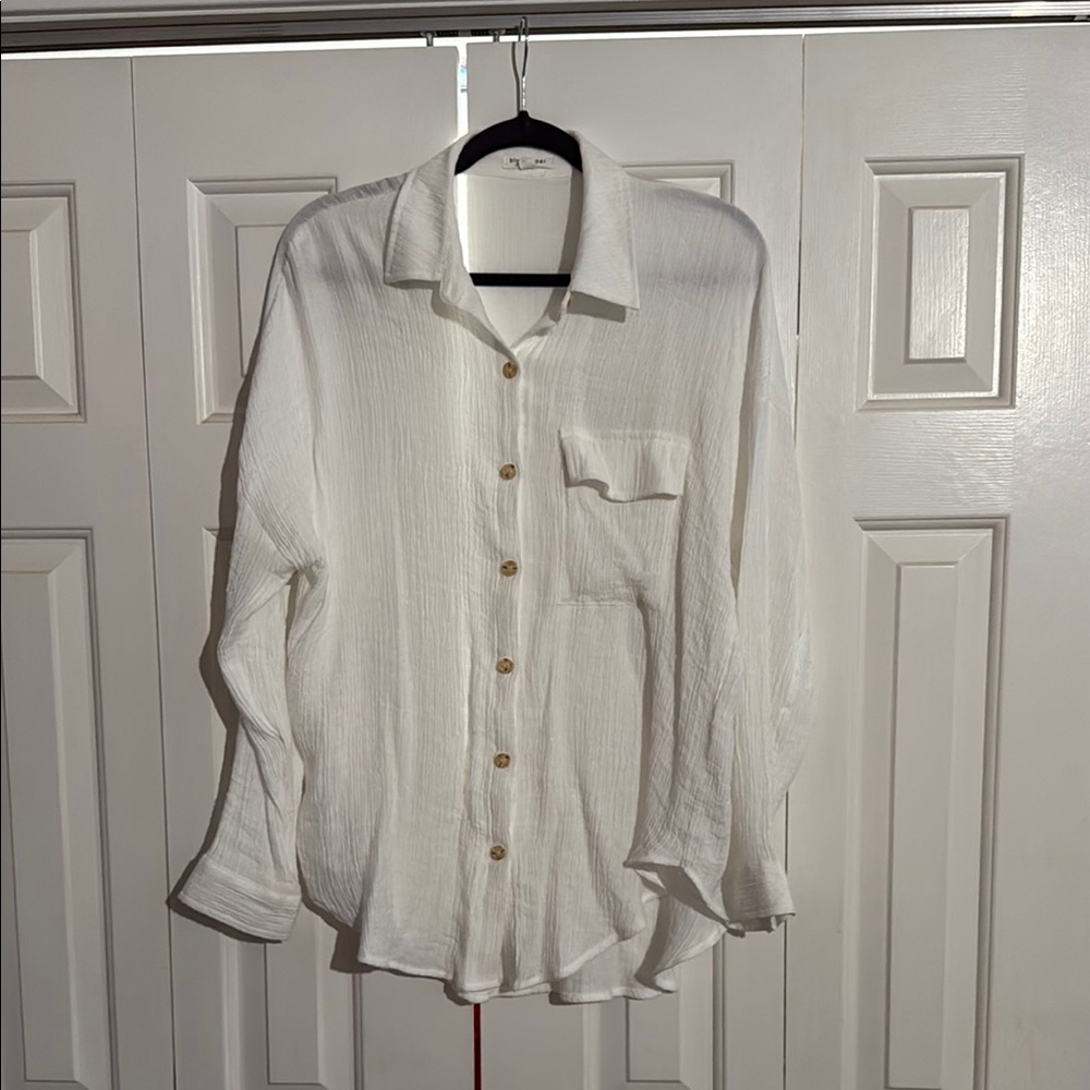 White Button-Up Shirt